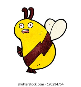 abeja de dibujos animados divertida