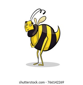 funny cartoon bee