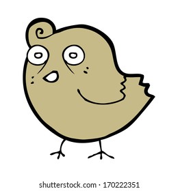 lustiger Cartoon-Vogel