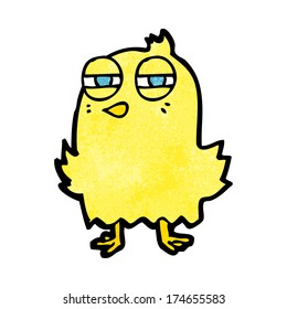 funny cartoon bird