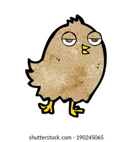 funny cartoon bird