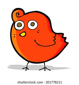 lustiger Cartoon-Vogel