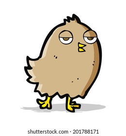 funny cartoon bird