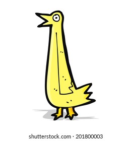 funny cartoon bird