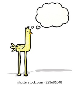 funny cartoon bird