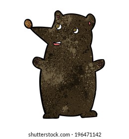 lustiger Cartoon-Schwarzbär