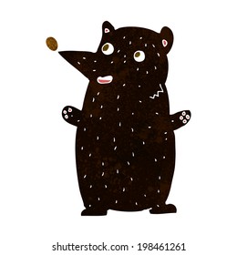 lustiger Cartoon-Schwarzbär