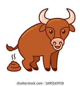funny-cartoon-bull-pooping-bullshit-260n