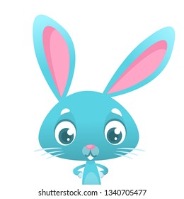 Funny Cartoon Bunny Rabbit Illustration Stock Vector (Royalty Free ...