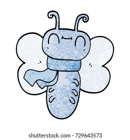 lustiger Cartoon-Schmetterling