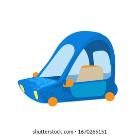 Funny cartoon car. Vector illustration for t-shirt prints, children books, greeting cards, posters, stickers or decor