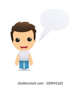 funny cartoon casual man in various poses for use in advertising, presentations, brochures, blogs, documents and forms, etc.