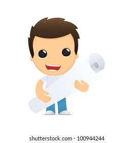 funny cartoon casual man in various poses for use in advertising, presentations, brochures, blogs, documents and forms, etc.