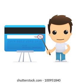 funny cartoon casual man in various poses for use in advertising, presentations, brochures, blogs, documents and forms, etc.