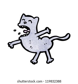 lustige Cartoon-Katze