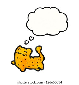 gato divertido de dibujos animados