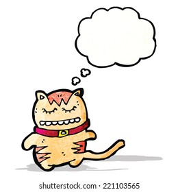 gato divertido de dibujos animados