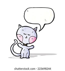 lustige Cartoon-Katze