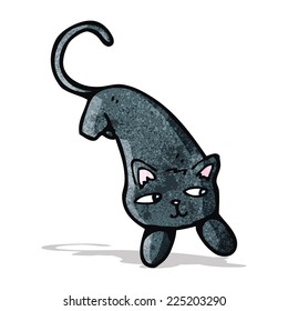 gato divertido de dibujos animados