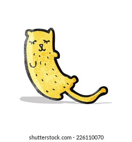 gato divertido de dibujos animados