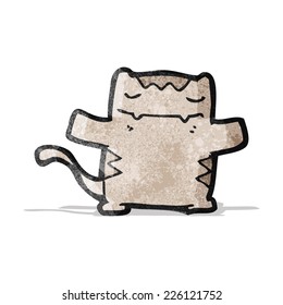 gato divertido de dibujos animados
