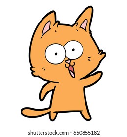 funny cartoon cat