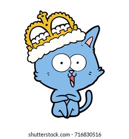 funny cartoon cat