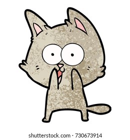 funny cartoon cat