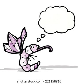 funny cartoon caterpillar
