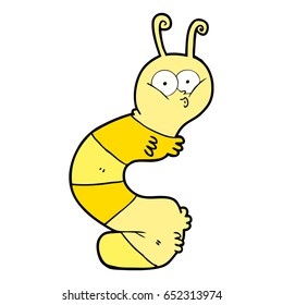 funny cartoon caterpillar