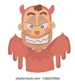 Funny cartoon character