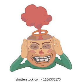 Funny cartoon character
