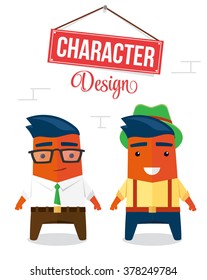 Funny Cartoon Character Design