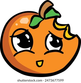 Funny Cartoon Character Tomato Illustration Logo or Mascot Vector