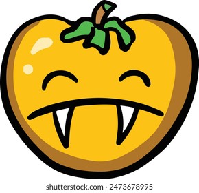 Funny Cartoon Character Tomato Illustration Logo or Mascot Vector