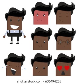 Funny Cartoon Character. Vector Illustration