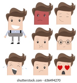 Funny Cartoon Character. Vector Illustration