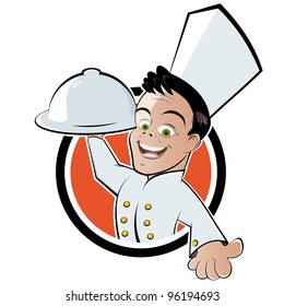 funny cartoon chef