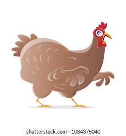 funny cartoon chicken