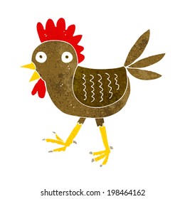 funny cartoon chicken