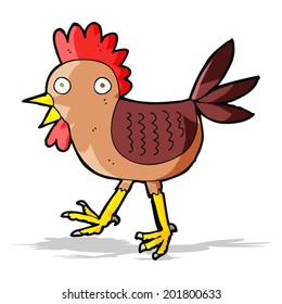 lustiges Cartoon-Huhn
