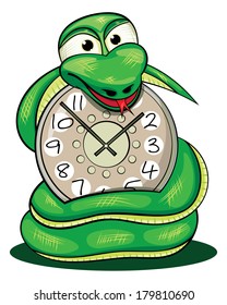 funny cartoon clock for kids
