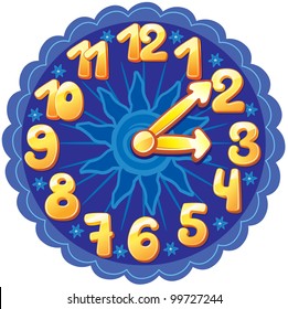 Reloj cómico para niños
