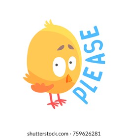 Funny cartoon comic chicken vector Illustration