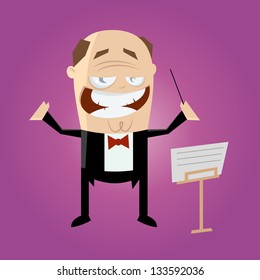 funny cartoon conductor