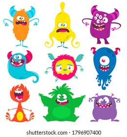 Set Halloween Characters Vector Mummy Zombie Stock Vector (Royalty Free ...