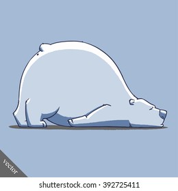 funny cartoon cute bear illustration