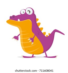 funny cartoon dinosaur