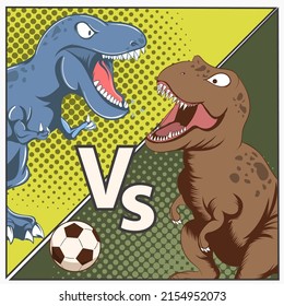 Funny cartoon dinosaurs collection. Vector illustration EPS10