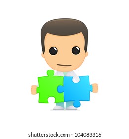 funny cartoon doctor in various poses for use in advertising, presentations, brochures, blogs, documents and forms, etc.